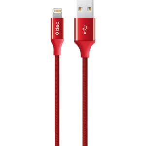 Кабель USB - Lightning, 1.2м, ttec 2DK16 Red