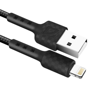 Кабель USB - Lightning, 1м, Defender F181 Black