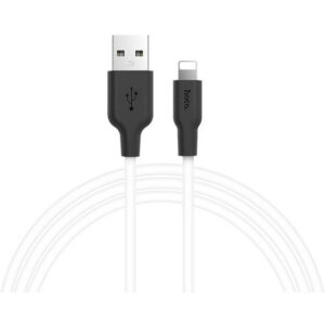 Кабель USB - Lightning, 1м, HOCO X21 White/Black (HC-71365)