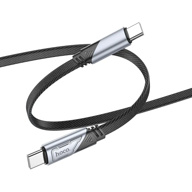 Кабель USB Type-C - USB Type-C, 1.2м, HOCO U119 Black