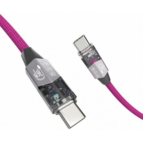 Кабель USB Type-C - USB Type-C, 1.2м, KS-IS KS-958AP-1.2