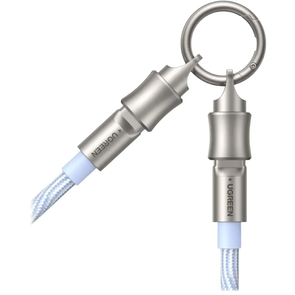 Кабель USB Type-C - USB Type-C, 1.2м, UGREEN L508 Blue — изображение 2