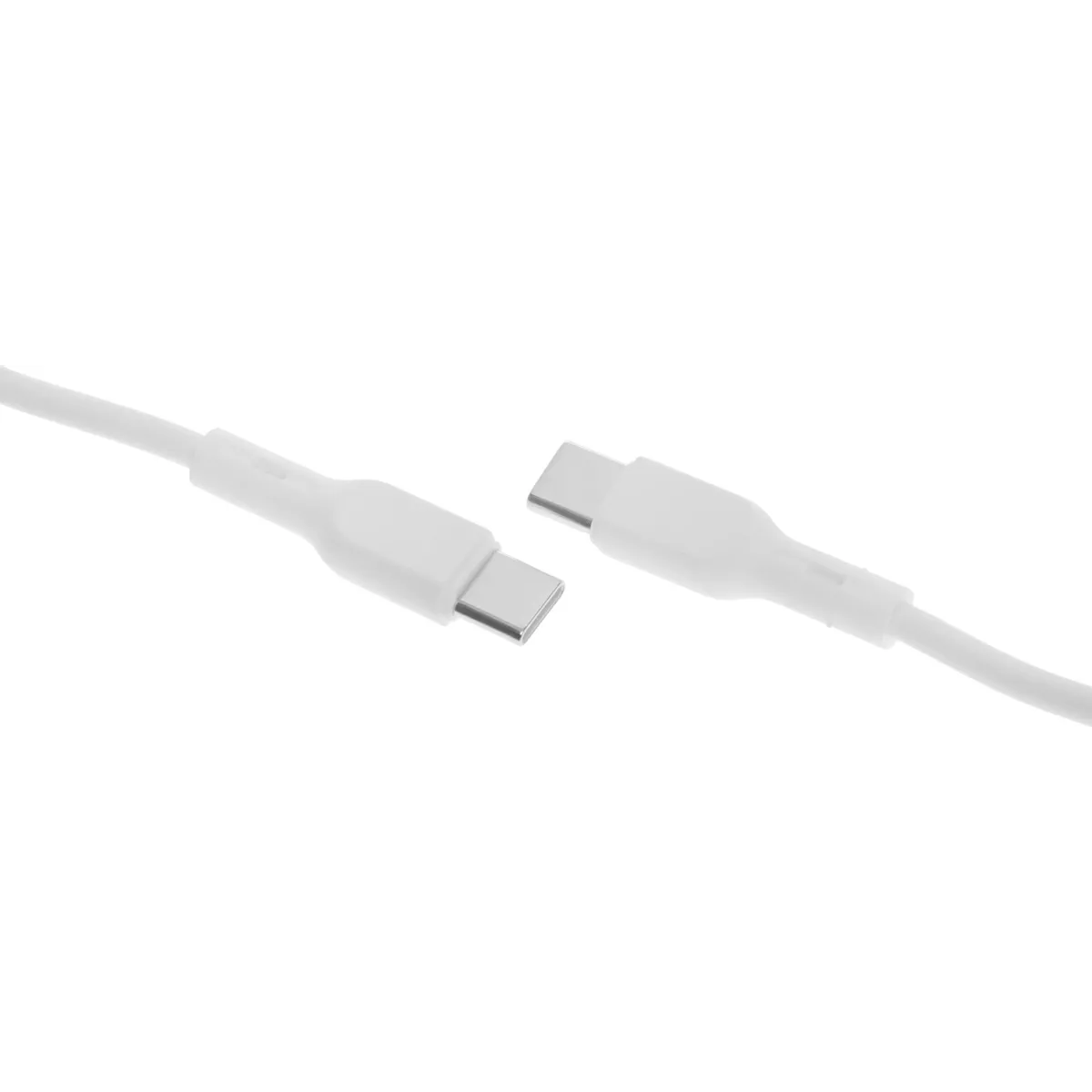 Кабель USB Type-C - USB Type-C, 1м, BoraSCO 38526 White — изображение 3