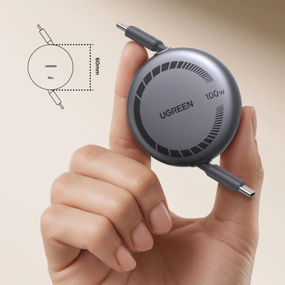 Кабель USB Type-C - USB Type-C, 1м, UGREEN L531 — изображение 3