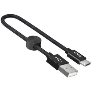 Кабель USB - USB Type-C, 0.25м, HOCO X35 Black (HC-07451)