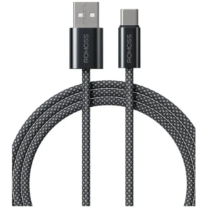 Кабель USB - USB Type-C, 1.2м, Romoss CB3038 Black