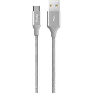 Кабель USB - USB Type-C, 1.2м, ttec 2DK18 Silver