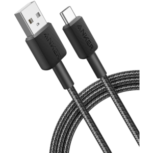 Кабель USB - USB Type-C, 1.8м, Anker 322 Black