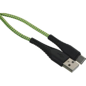 Кабель USB - USB Type-C, 1м, BoraSCO 52587 Green