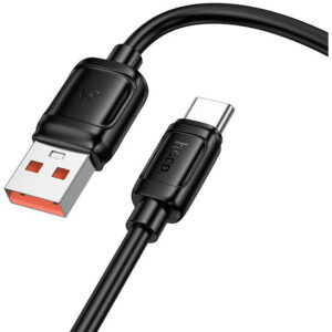 Кабель USB - USB Type-C, 1м, HOCO X115 Black