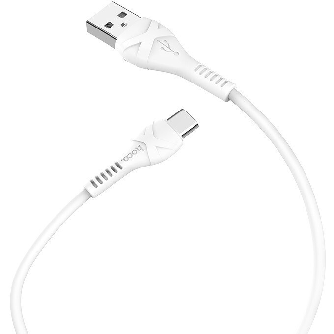 Кабель USB - USB Type-C, 1м, HOCO X37 White (HC-10512) — изображение 2