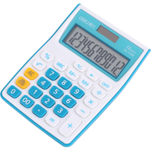 Калькулятор Deli E1122 Blue