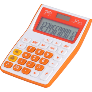 Калькулятор Deli E1122 Orange