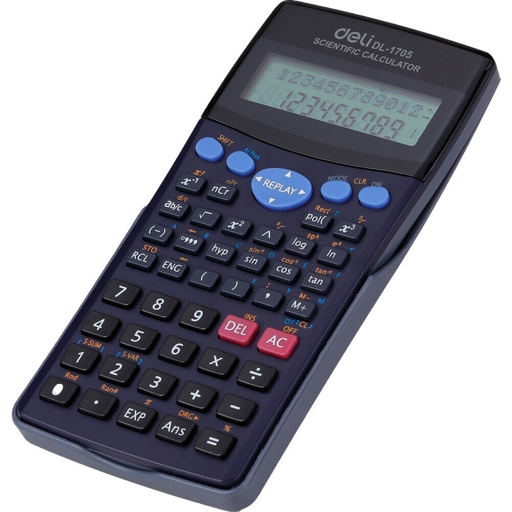 Калькулятор Deli E1705 Black — изображение 2