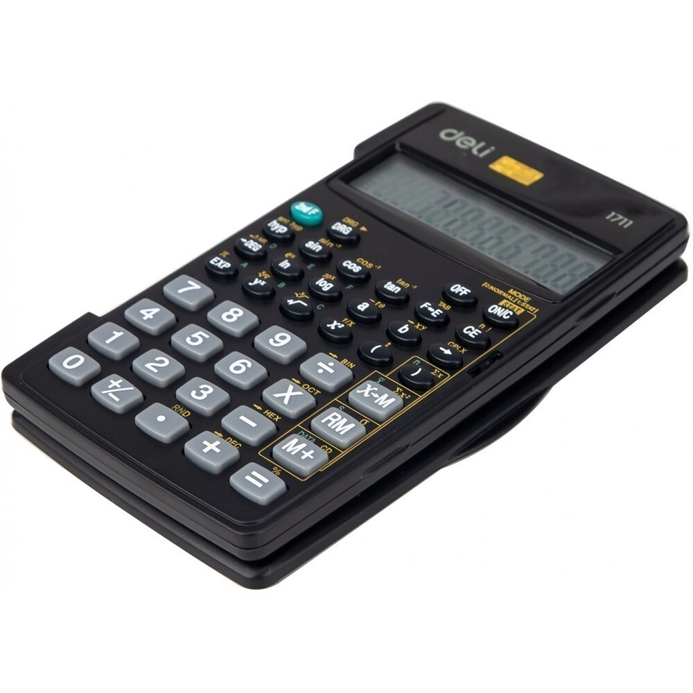 Калькулятор Deli E1711 Black — изображение 3