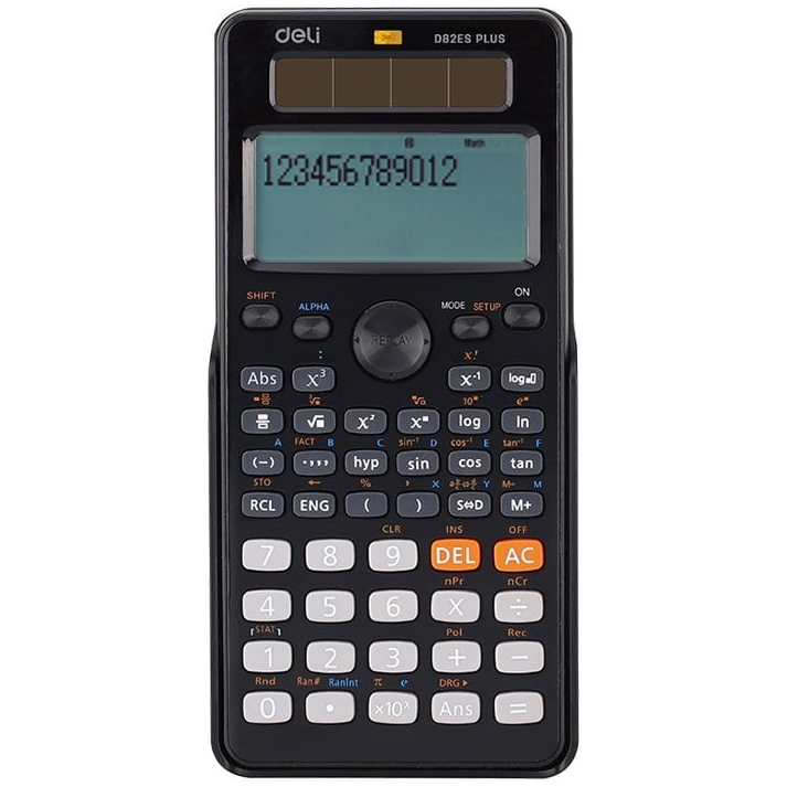 Калькулятор Deli ED82ES Black