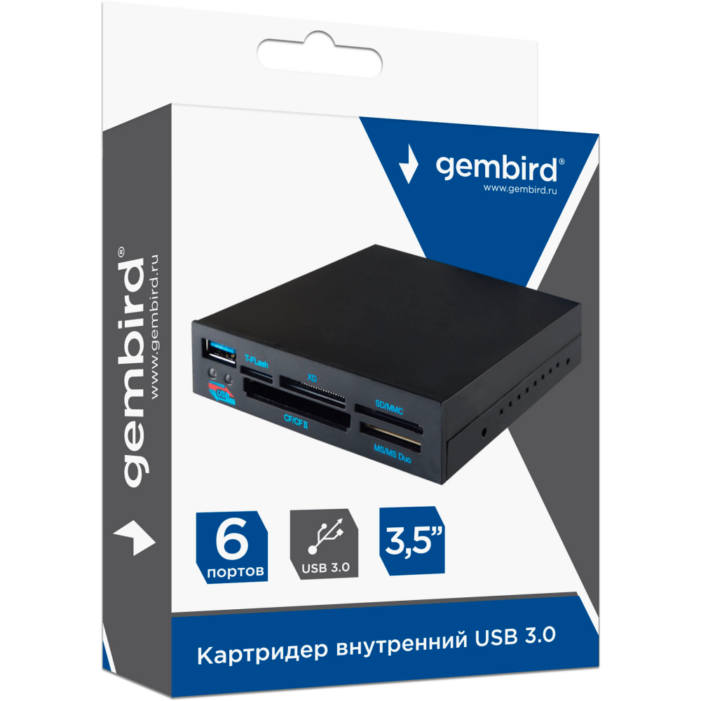 Кардридер Gembird FDI2-ALLIN1-03-B — изображение 2
