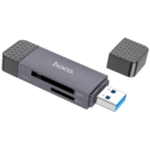 Кардридер HOCO HB45 USB-С/USB-A 3.0 Grey