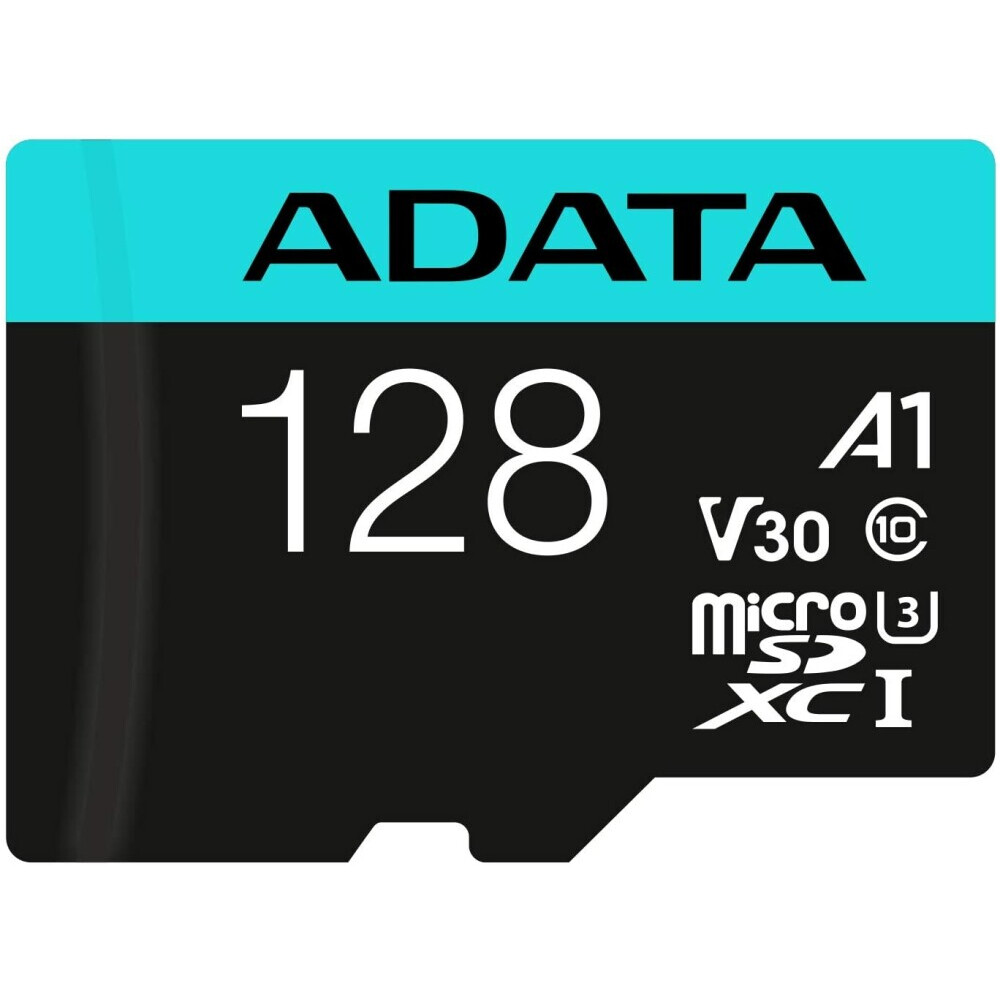 Карта памяти 128GB MicroSD ADATA Premier Pro + SD адаптер (AUSDX128GUI3V30SA2-RA1) — изображение 2