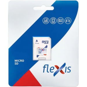 Карта памяти 128GB MicroSD Flexis + SD адаптер (FMSD128GU3A)