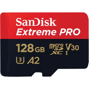 Карта памяти 128GB MicroSD SanDisk Extreme Pro + SD адаптер (SDSQXCD-128G-GN6MA)