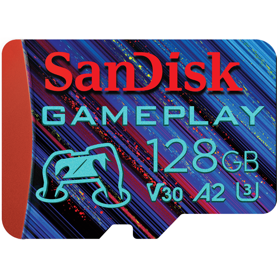 Карта памяти 128GB MicroSD SanDisk GamePlay (SDSQXAA-128G-GN6XN)