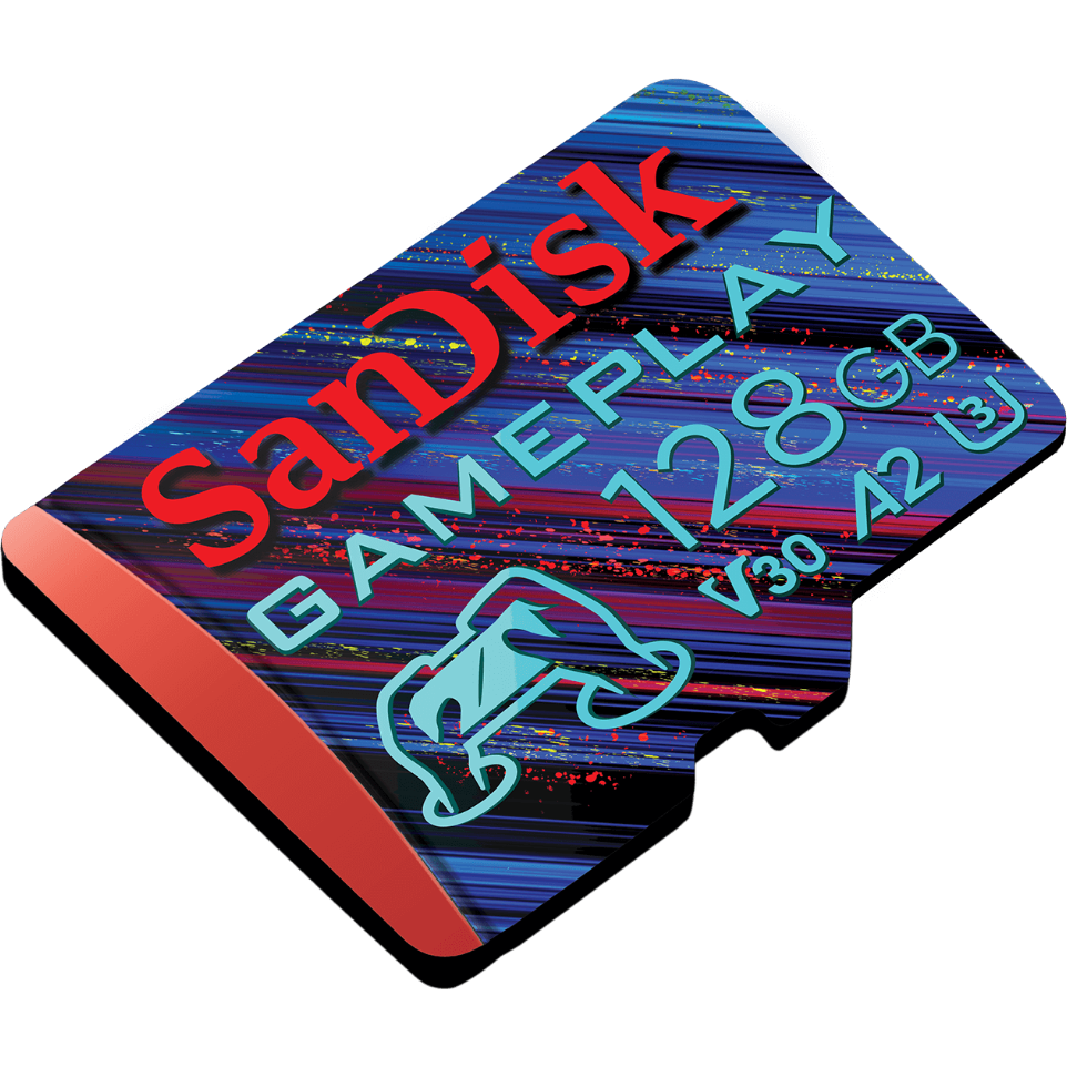 Карта памяти 128GB MicroSD SanDisk GamePlay (SDSQXAA-128G-GN6XN) — изображение 2