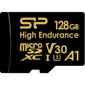 Карта памяти 128GB MicroSD Silicon Power Golden High Endurance + SD адаптер (SP128GBSTXDV3V1HSP)