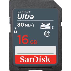 Карта памяти 16GB SD SanDisk Ultra (SDSDUNS-016G-GN3IN)