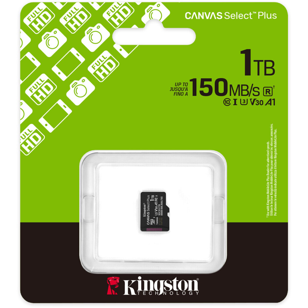 Карта памяти 1TB MicroSD Kingston Canvas Select Plus (SDCS3/1TBSP) — изображение 3