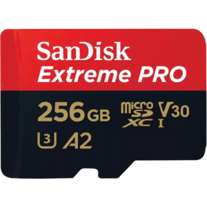 Карта памяти 256GB MicroSD SanDisk Extreme Pro + SD адаптер (SDSQXCD-256G-GN6MA)