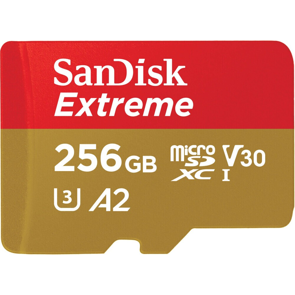 Карта памяти 256GB MicroSD SanDisk Extreme (SDSQXAV-256G-GN6MN) — изображение 2