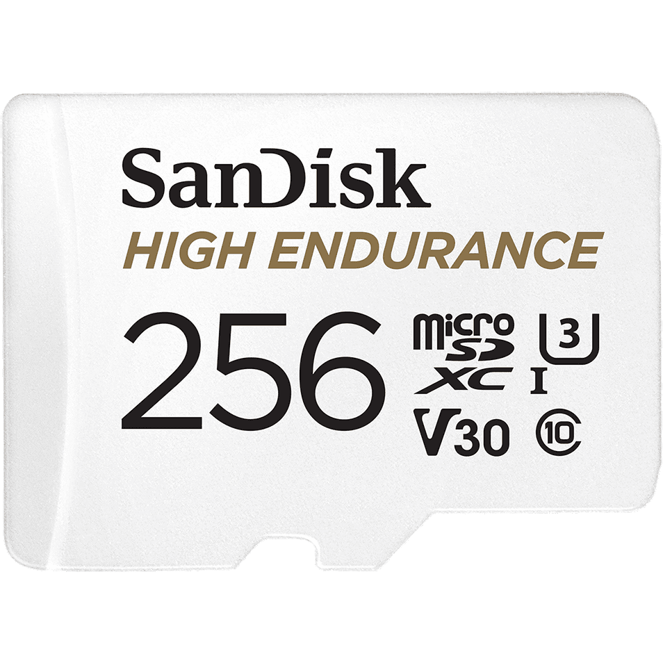 Карта памяти 256GB MicroSD SanDisk High Endurance + SD адаптер (SDSQQNR-256G-GN6IA)