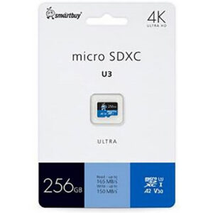Карта памяти 256GB MicroSD SmartBuy (SB256GBSDU3UL01)