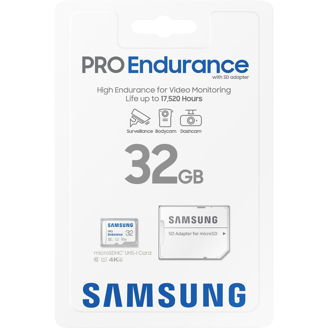 Карта памяти 32GB MicroSD Samsung PRO Endurance + SD адаптер (MB-MJ32KA) — изображение 5