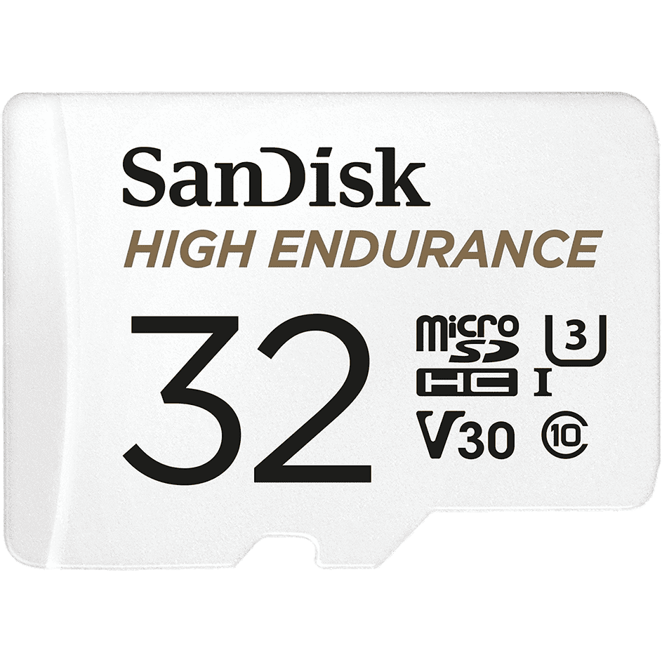 Карта памяти 32GB MicroSD SanDisk High Endurance + SD адаптер (SDSQQNR-032G-GN6IA)