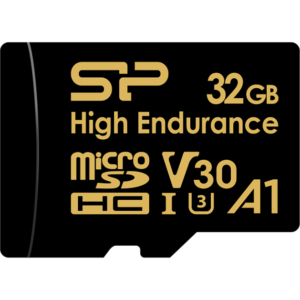 Карта памяти 32GB MicroSD Silicon Power Golden High Endurance (SP032GBSTHDV3V1H)