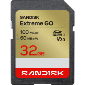 Карта памяти 32GB SD SanDisk Extreme GO (SDSDXGN-032G-GNCIN)