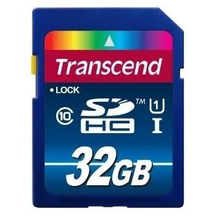 Карта памяти 32GB SD Transcend (TS32GSDU1)