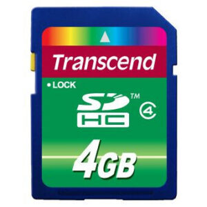 Карта памяти 4GB SD Transcend  (TS4GSDHC4)