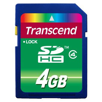 Карта памяти 4GB SD Transcend (TS4GSDHC4)