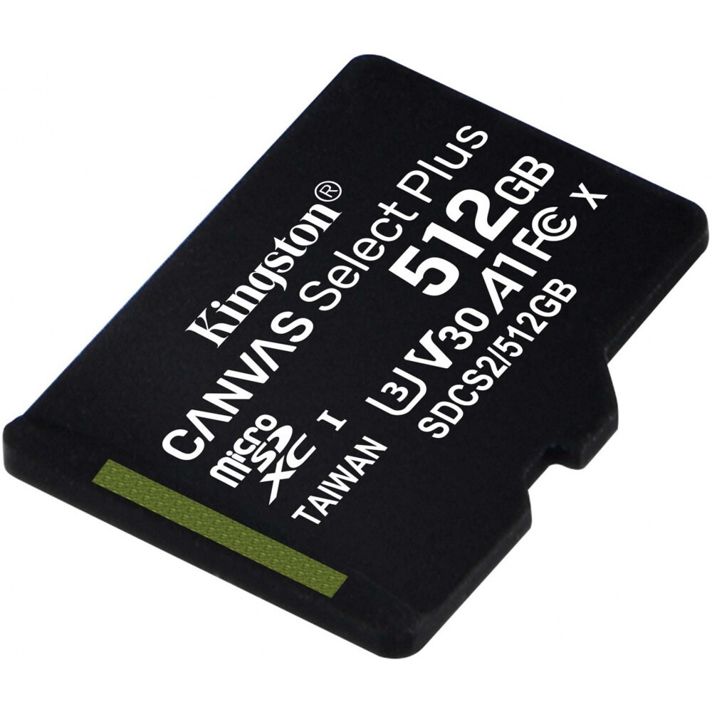 Карта памяти 512GB MicroSD Kingston Canvas Select Plus (SDCS2/512GBSP)