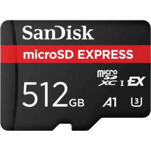 Карта памяти 512GB MicroSD SanDisk Express (SDSQXFN-512G-GN4NN)