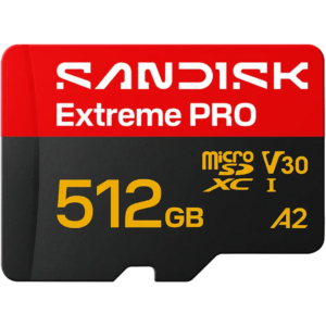 Карта памяти 512GB MicroSD SanDisk Extreme Pro (SDSQXCJ-512G-GS6MA)