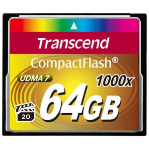 Карта памяти 64GB Compact Flash Transcend 1000x (TS64GCF1000)