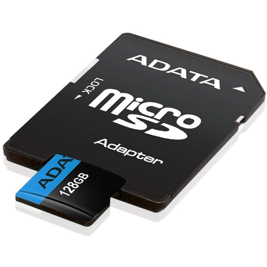 Карта памяти 64GB MicroSD ADATA Premier + SD адаптер (AUSDX64GUICL10A1-RA1) — изображение 2