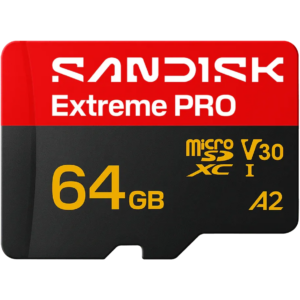 Карта памяти 64GB MicroSD SanDisk Extreme Pro (SDSQXCU-064G-GS6MA)