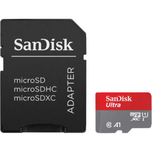 Карта памяти 64GB MicroSD SanDisk Ultra + SD адаптер (SDSQUAB-064G-GN6MA)