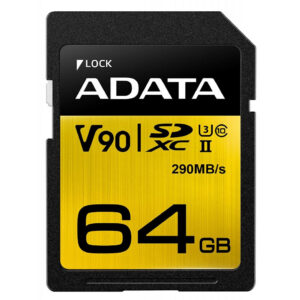 Карта памяти 64GB SD ADATA Premier ONE (ASDX64GUII3CL10-C)