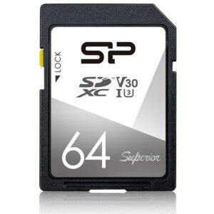 Карта памяти 64GB SD Silicon Power Superior  (SP064GBSDXCV3V10)